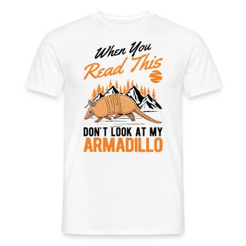 Cadeau de tatou Maître à l’omet - T-shirt homme - blanc - Devant - AI Model Male 178 dark (178cm)