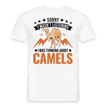 Kamel Dromedar Ägypten Geschenk Großkamel - Männer T-Shirt - Weiß - Vorne - AI Model Male 178 dark (178cm)