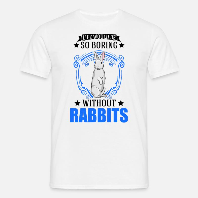 Rabbit Gift Rabbit Rabbit - Men's T-Shirt - white