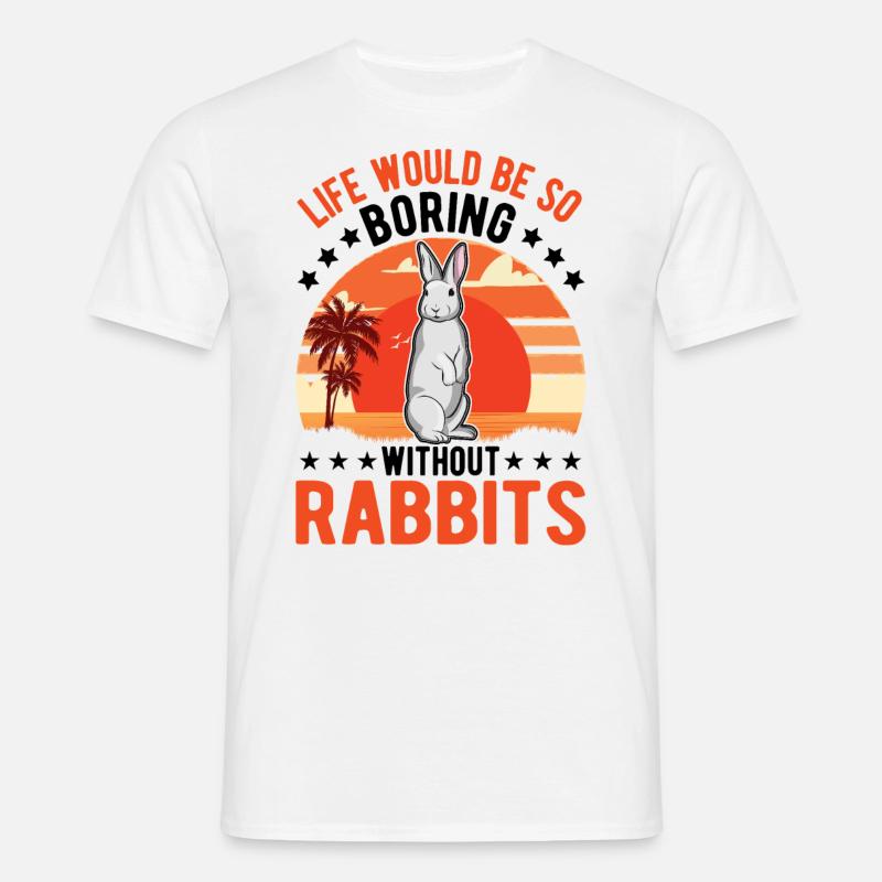Rabbit Gift Rabbit Rabbit - Men's T-Shirt - white