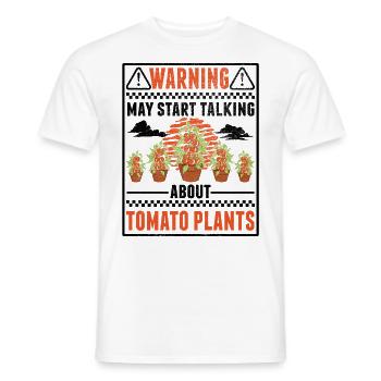 Tomate Cadeau Tomate Grower Tomates - T-shirt homme - blanc - Devant - AI Model Male 178 dark (178cm)