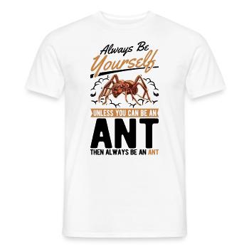 Ameisen Ameisenfarm Ameisenhaufen Feuerameisen - Männer T-Shirt - Weiß - Vorne - AI Model Male 178 dark (178cm)