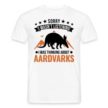 Aardvark Cadeau Aardvark - T-shirt homme - blanc - Devant - AI Model Male 178 dark (178cm)