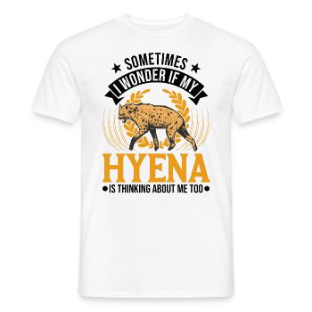 Hyäne Geschenk Erdwolf Hyena - Männer T-Shirt - Weiß - Vorne - AI Model Male 178 dark (178cm)