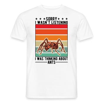 Ameisen Ameisenfarm Ameisenhaufen Feuerameisen - Männer T-Shirt - Weiß - Vorne - AI Model Male 178 dark (178cm)