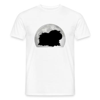 Cochon d’Inde Lune Cochon d’Inde Cochon d’Inde - T-shirt homme - blanc - Devant - AI Model Male 178 dark (178cm)