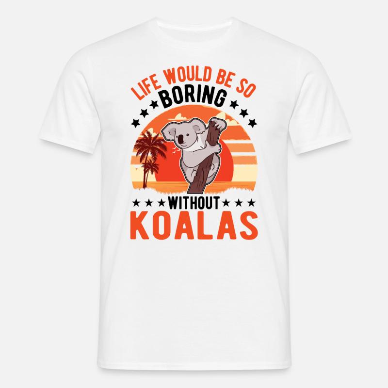 Koala lover Koala bear - Men's T-Shirt - white