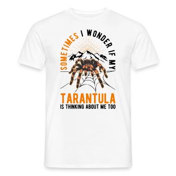 Tarentule Cadeau Araignée Tarentule - T-shirt homme - blanc - Devant - AI Model Male 178 dark (178cm)