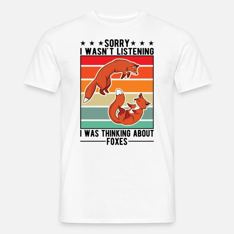Fox Gift Red Fox - Men's T-Shirt - white