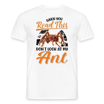 Ameisen Geschenk Ameisenhaufen Feuerameise - Männer T-Shirt - Weiß - Vorne - AI Model Male 178 dark (178cm)