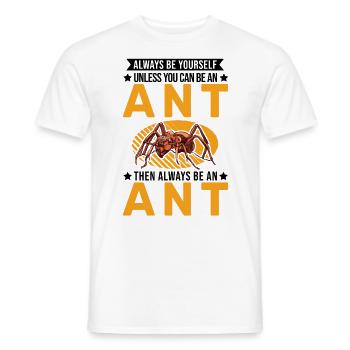Ants Ant Farm Antshills Fire ants - Men's T-Shirt - white - Front - AI Model Male 178 dark (178cm)