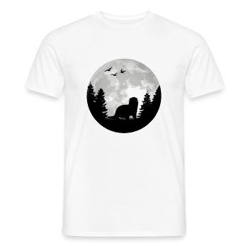 Loutre Lune Loutre Loutre Loutre de mer - T-shirt homme - blanc - Devant - AI Model Male 178 dark (178cm)