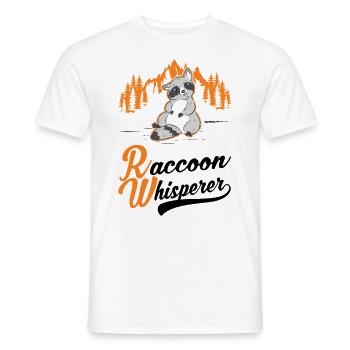 Raton laveur Raton laveur - T-shirt homme - blanc - Devant - AI Model Male 178 dark (178cm)