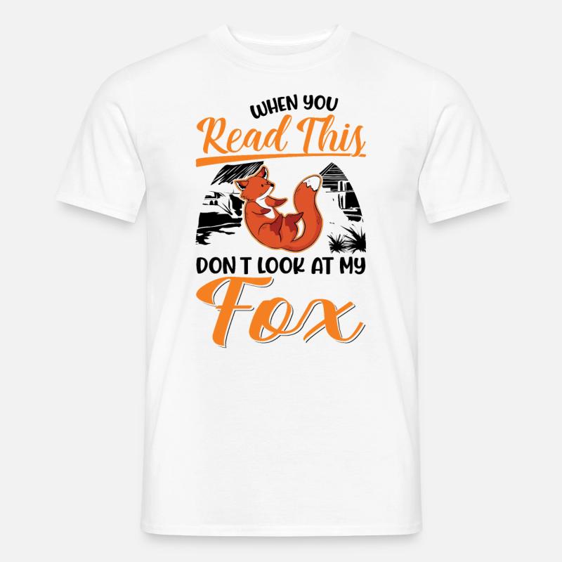 Fox Gift Red Fox - Men's T-Shirt - white