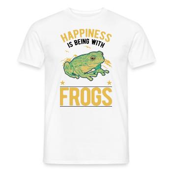 Grenouille Chance Rainette - T-shirt homme - blanc - Devant - AI Model Male 178 dark (178cm)