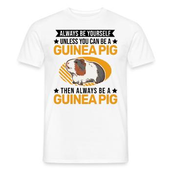Cochon d’Inde Cadeau Cochon d’Inde - T-shirt homme - blanc - Devant - AI Model Male 178 dark (178cm)