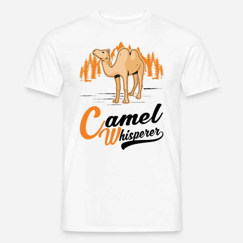 Kamelflüsterer Kamel Flüsterer Großkamel - Männer T-Shirt - Weiß