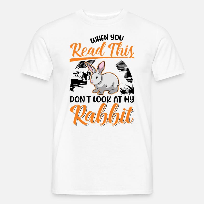 Rabbit Bunny Rabbit Rabbit - Men’s T-shirt - white