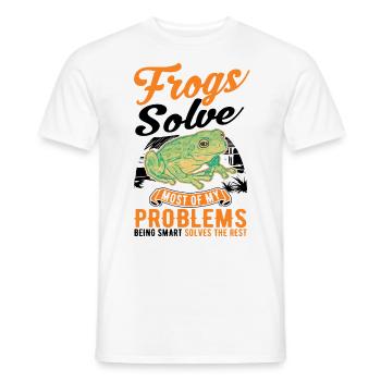 Frog Gift Tree Frog - Men's T-Shirt - white - Front - AI Model Male 178 dark (178cm)