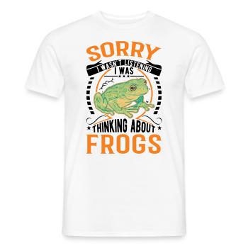 Frog Gift Tree Frog - Men's T-Shirt - white - Front - AI Model Male 178 dark (178cm)