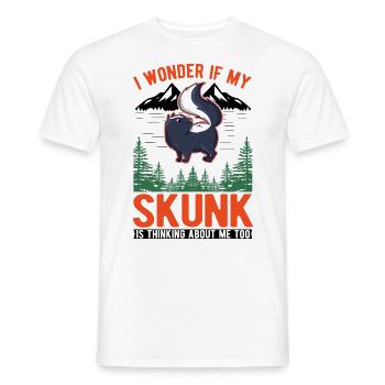 Stinktier Liebhaber - Männer T-Shirt - Weiß - Vorne - AI Model Male 178 dark (178cm)