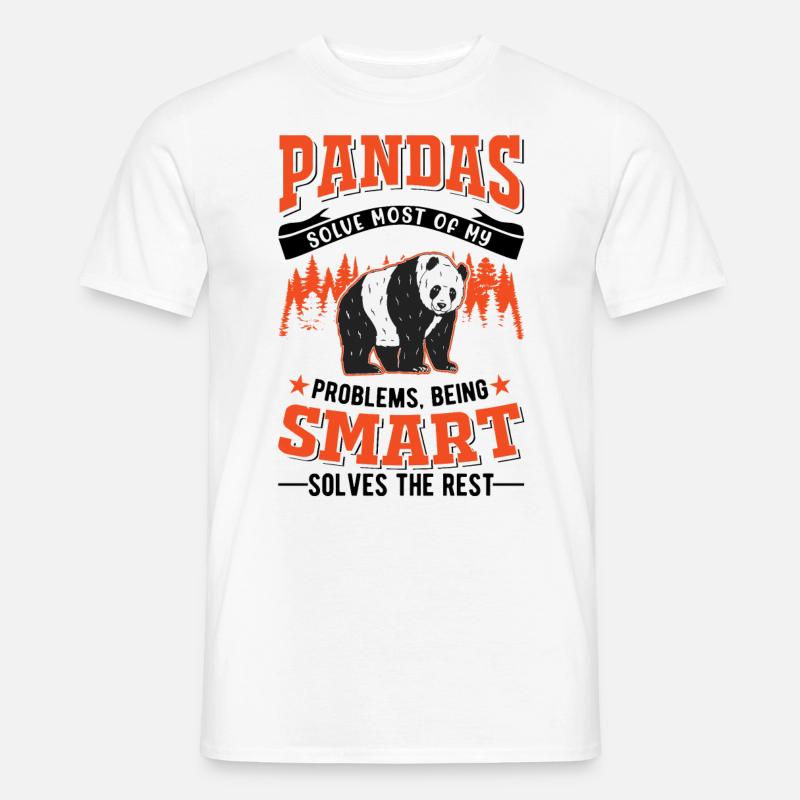 Panda Lover Panda Bear Gift - Men's T-shirt - white