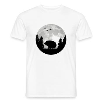 Hedgehog Moon Spine Ligel - Men's T-Shirt - white - Front - AI Model Male 178 dark (178cm)
