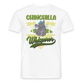 Chinchilla Flüsterer Chinchilla Whisperer - Männer T-Shirt - Weiß - Vorne - AI Model Male 178 dark (178cm)