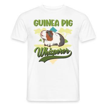 Guinea pig whisperer - Men's T-Shirt - white - Front - AI Model Male 178 dark (178cm)