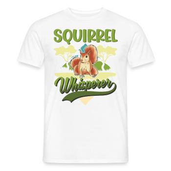 Squirrel Whisperer - Men's T-Shirt - white - Front - AI Model Male 178 dark (178cm)
