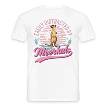Meerkat Gift Meerkat - Men's T-Shirt - white - Front - AI Model Male 178 dark (178cm)