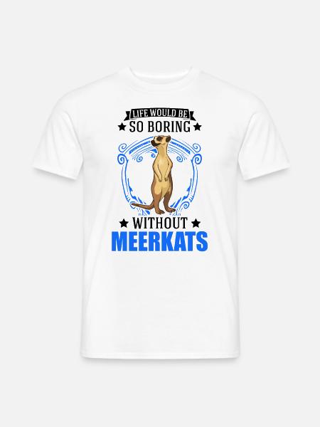 Suricate Cadeau Suricate - T-shirt homme - blanc