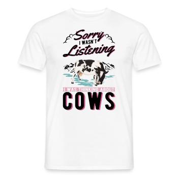 Kuh Landwirt Rinderzüchter Bauer Kühe - Männer T-Shirt - Weiß - Vorne - AI Model Male 178 dark (178cm)