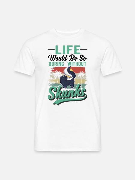 Skunk Gift - Men's T-Shirt - white