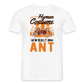 Ants Ant Farm Anthill Fire Ants - Men's T-Shirt - white - Front - AI Model Male 178 dark (178cm)