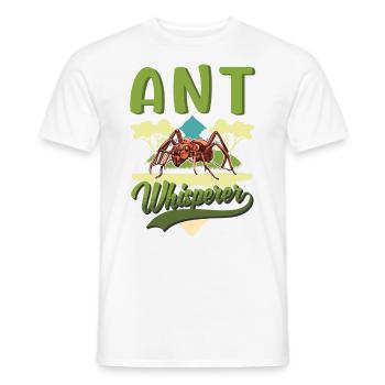 Ants Whisperer Anthill Ant Whisperer - Men's T-Shirt - white - Front - AI Model Male 178 dark (178cm)