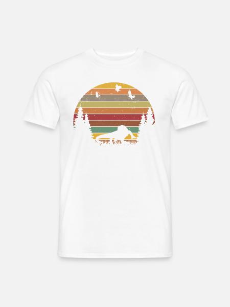 Bearded Dragon Retro - Men's T-Shirt - white