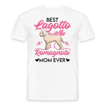 Best Lagotto Romagnolo Mama - Men's T-Shirt - white - Front - AI Model Male 178 dark (178cm)