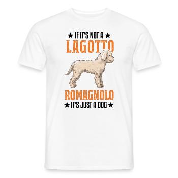 Lagotto Romagnolo Water Dog - Men's T-Shirt - white - Front - AI Model Male 178 dark (178cm)