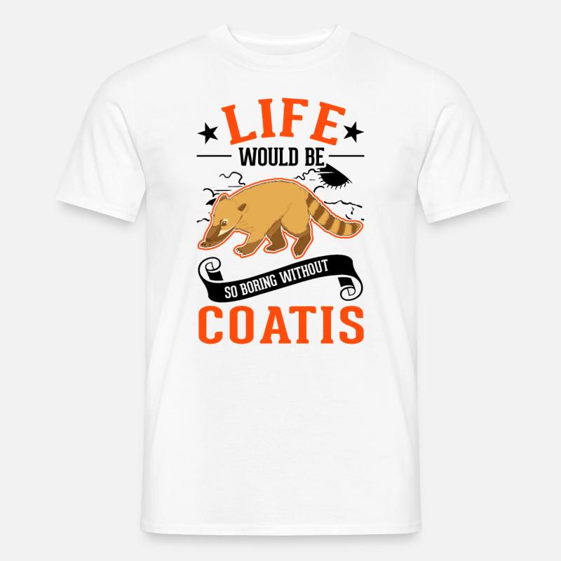 Coati Gift Proboscis Bear Coati - Men's T-Shirt - white