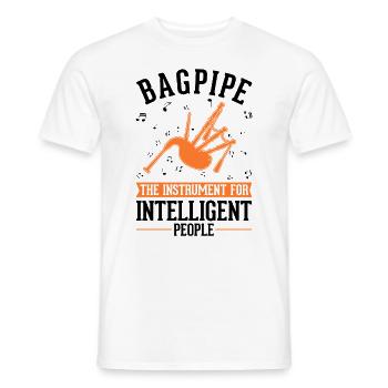 Cornemuses - T-shirt homme - blanc - Devant - AI Model Male 178 dark (178cm)