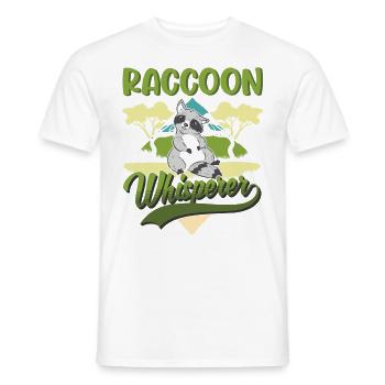 Raton laveur Raton laveur - T-shirt homme - blanc - Devant - AI Model Male 178 dark (178cm)