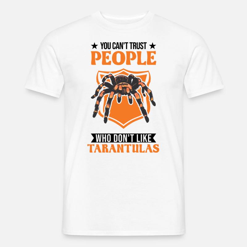 Tarantel Haustier Spinne Tarantula - Männer T-Shirt - Weiß