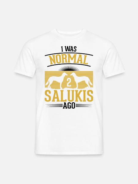 Saluki Dog Persian Greyhound - Men's T-Shirt - white