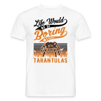 Tarantula Gift Spider Tarantula - Men's T-Shirt - white - Front - AI Model Male 178 dark (178cm)