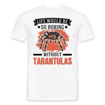 Tarantula Gift Spider Tarantula - Men's T-Shirt - white - Front - AI Model Male 178 dark (178cm)