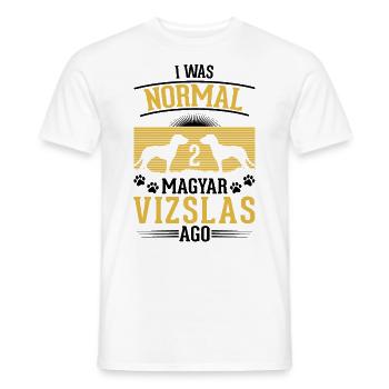 Magyar Vizsla Gift Wirehaired Vizsla - Men's T-Shirt - white - Front - AI Model Male 178 dark (178cm)