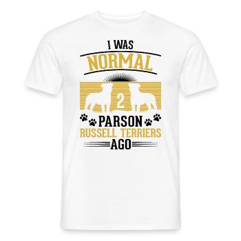 Parson Russell Terrier Gift - Men's T-Shirt - white - Front - AI Model Male 178 dark (178cm)