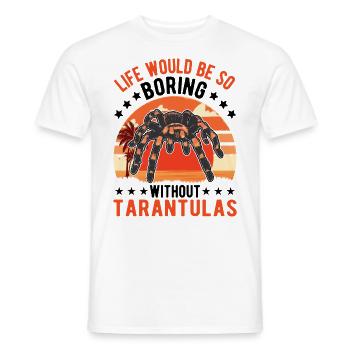 Tarantula Gift Spider Tarantula - Men's T-Shirt - white - Front - AI Model Male 178 dark (178cm)