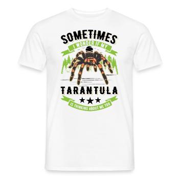 Tarantula Spider Tarantula - Men's T-Shirt - white - Front - AI Model Male 178 dark (178cm)